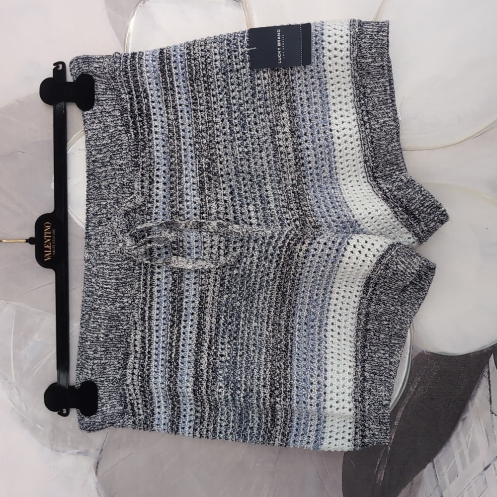 Lucky Brand Los Angeles Oversized Tie Knit Shorts Size Medium Nwt ❤️